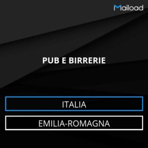 Database Email PUB E BIRRERIE (Emilia-Romagna – Italia)