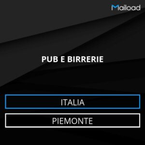 Database Email PUB E BIRRERIE (Piemonte – Italia)