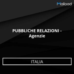 Database Email PUBBLICHE RELAZIONI – Agenzie (Italia)