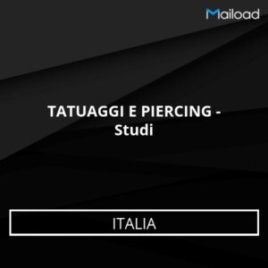 Database Email TATUAGGI E PIERCING – Studi (Italia)