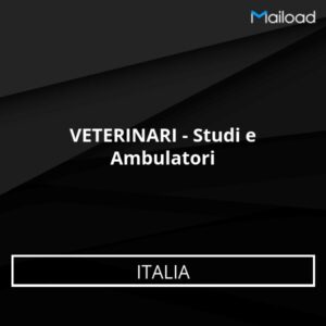 Database Email VETERINARI – Studi e Ambulatori (Italia)