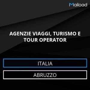 Database Email AGENZIE VIAGGI, TURISMO E TOUR OPERATOR (Abruzzo – Italia)