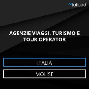 Database Email AGENZIE VIAGGI, TURISMO E TOUR OPERATOR (Molise – Italia)
