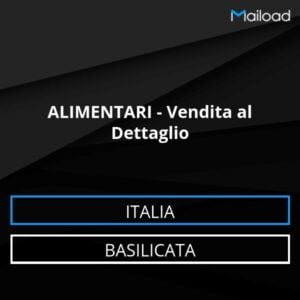 Database Email ALIMENTARI – Vendita al Dettaglio (Basilicata – Italia)