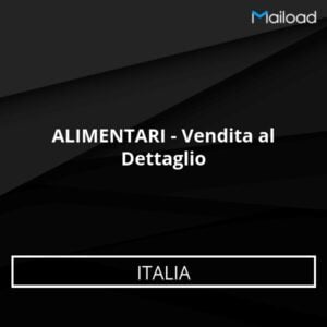 Database Email ALIMENTARI – Vendita al Dettaglio (Italia)