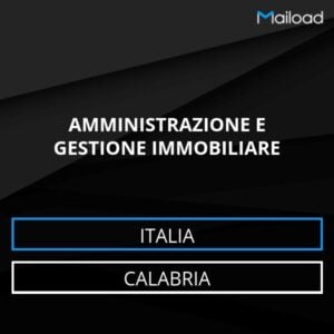 Database Email AMMINISTRAZIONE E GESTIONE IMMOBILIARE (Calabria – Italia)