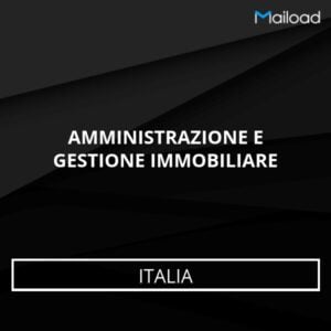 Database Email AMMINISTRAZIONE E GESTIONE IMMOBILIARE (Italia)