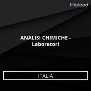 Database Email ANALISI CHIMICHE – Laboratori (Italia)