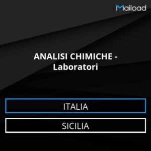 Database Email ANALISI CHIMICHE – Laboratori (Sicilia – Italia)