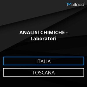 Database Email ANALISI CHIMICHE – Laboratori (Toscana – Italia)