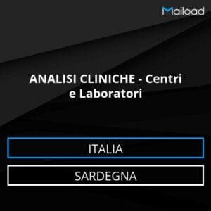 Database Email ANALISI CLINICHE – Centri e Laboratori (Sardegna – Italia)