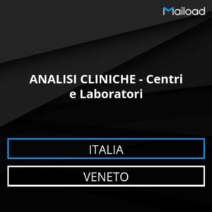 Database Email ANALISI CLINICHE – Centri e Laboratori (Veneto – Italia)