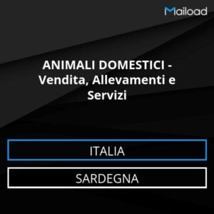 Database Email ANIMALI DOMESTICI – Vendita, Allevamenti e Servizi (Sardegna – Italia)