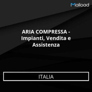 Database Email ARIA COMPRESSA – Impianti, Vendita e Assistenza (Italia)