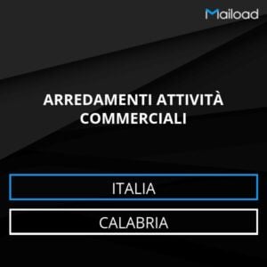 Database Email ARREDAMENTI ATTIVITÀ COMMERCIALI (Calabria – Italia)