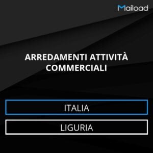 Database Email ARREDAMENTI ATTIVITÀ COMMERCIALI (Liguria – Italia)