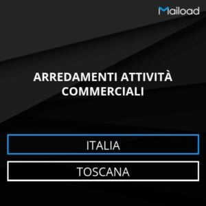 Database Email ARREDAMENTI ATTIVITÀ COMMERCIALI (Toscana – Italia)