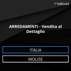 Database Email ARREDAMENTI – Vendita al Dettaglio (Molise – Italia)
