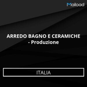 Database Email ARREDO BAGNO E CERAMICHE – Produzione (Italia)