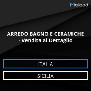 Database Email ARREDO BAGNO E CERAMICHE – Vendita al Dettaglio (Sicilia – Italia)