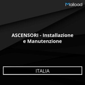 Database Email ASCENSORI – Installazione e Manutenzione (Italia)