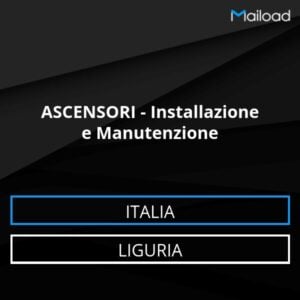 Database Email ASCENSORI – Installazione e Manutenzione (Liguria – Italia)
