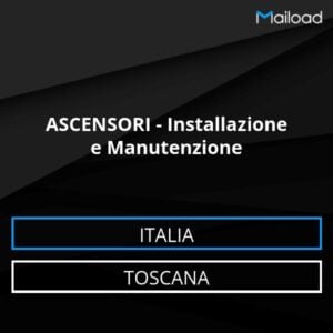 Database Email ASCENSORI – Installazione e Manutenzione (Toscana – Italia)