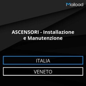 Database Email ASCENSORI – Installazione e Manutenzione (Veneto – Italia)