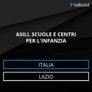 Database Email ASILI, SCUOLE E CENTRI PER L’INFANZIA (Lazio – Italia)