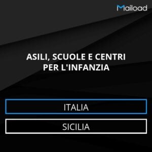 Database Email ASILI, SCUOLE E CENTRI PER L’INFANZIA (Sicilia – Italia)