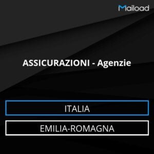 Database Email ASSICURAZIONI – Agenzie (Emilia-Romagna – Italia)