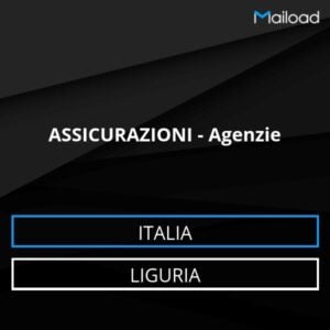 Database Email ASSICURAZIONI – Agenzie (Liguria – Italia)