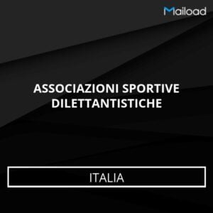 Database Email ASSOCIAZIONI SPORTIVE DILETTANTISTICHE (Italia)