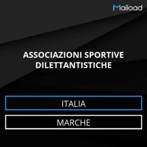 Database Email ASSOCIAZIONI SPORTIVE DILETTANTISTICHE (Marche – Italia)
