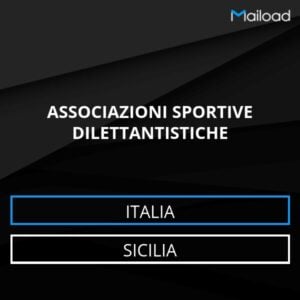 Database Email ASSOCIAZIONI SPORTIVE DILETTANTISTICHE (Sicilia – Italia)