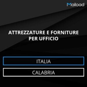 Database Email ATTREZZATURE E FORNITURE PER UFFICIO (Calabria – Italia)