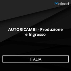 Database Email AUTORICAMBI – Produzione e Ingrosso (Italia)