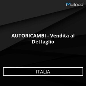 Database Email AUTORICAMBI – Vendita al Dettaglio (Italia)