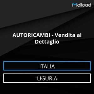 Database Email AUTORICAMBI – Vendita al Dettaglio (Liguria – Italia)