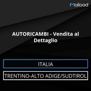Database Email AUTORICAMBI – Vendita al Dettaglio (Trentino-Alto Adige/Sudtirol – Italia)