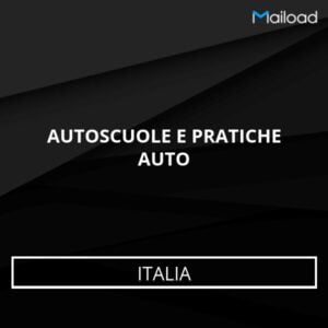 Database Email AUTOSCUOLE E PRATICHE AUTO (Italia)
