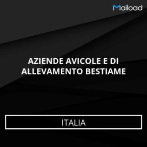 Database Email AZIENDE AVICOLE E DI ALLEVAMENTO BESTIAME (Italia)