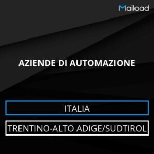Database Email AZIENDE DI AUTOMAZIONE (Trentino-Alto Adige/Sudtirol – Italia)