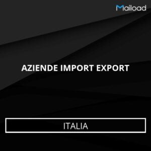 Database Email AZIENDE IMPORT EXPORT (Italia)