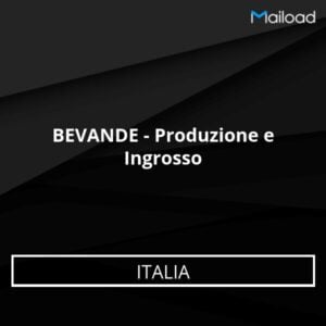 Database Email BEVANDE – Produzione e Ingrosso (Italia)