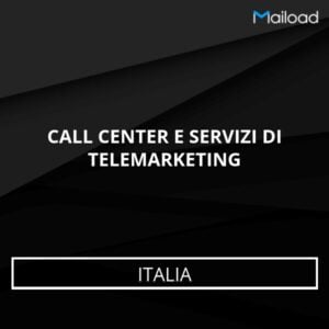 Database Email CALL CENTER E SERVIZI DI TELEMARKETING (Italia)