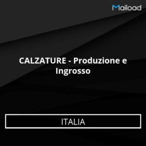 Database Email CALZATURE – Produzione e Ingrosso (Italia)