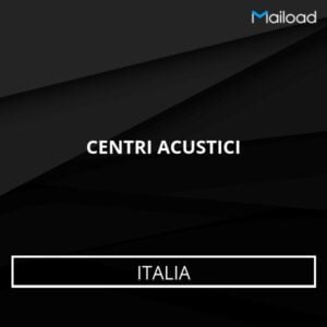 Database Email CENTRI ACUSTICI (Italia)