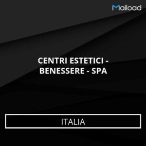 Database Email CENTRI ESTETICI – BENESSERE – SPA (Italia)