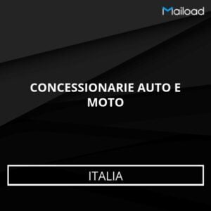 Database Email CONCESSIONARIE AUTO E MOTO (Italia)